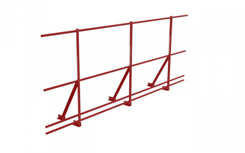 Кровельное ограждение Fachmann KO/ECO/SN-1200-2-3000 Фальцевый крепеж RAL